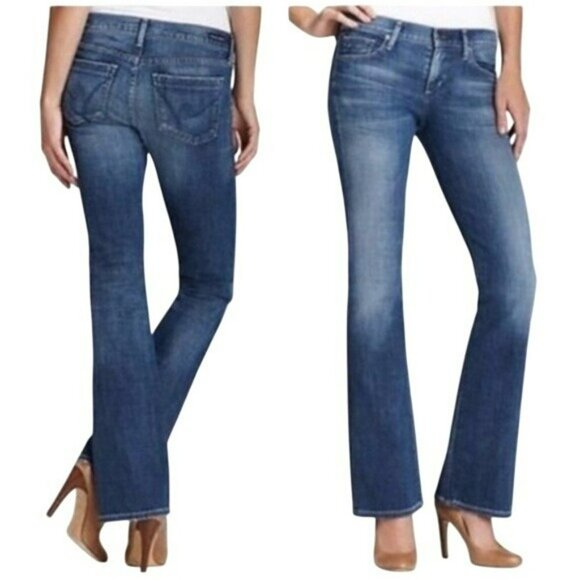Citizens Of Humanity Dita Petite Bootcut Jeans Size 30 Mid-Rise Stretch Denim Ma - Picture 10 of 13